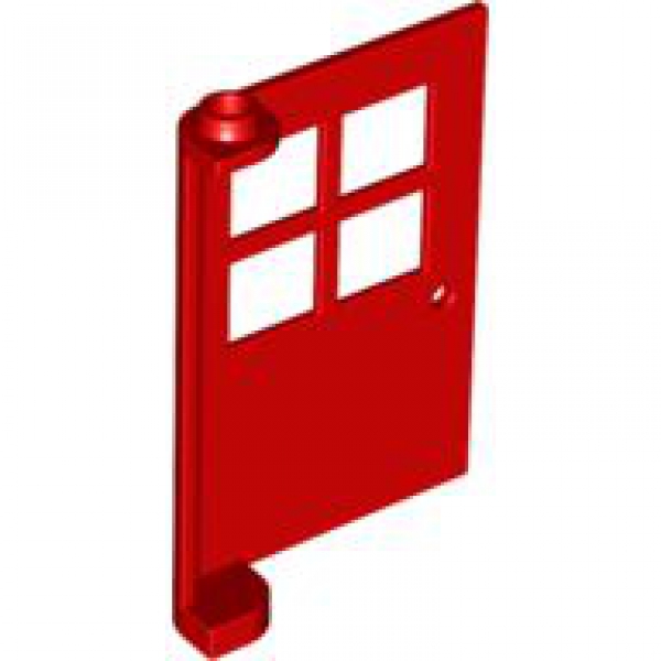 LEGO 4 x Tür blau 1x4x5 Haustür unten geschlossen 3861 aus 6386 1589 4857 6384 