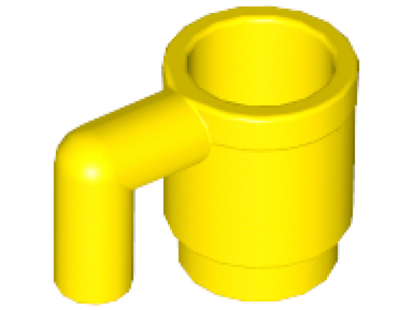 LEGO Minifig Cup / Mug yellow (3899) T11