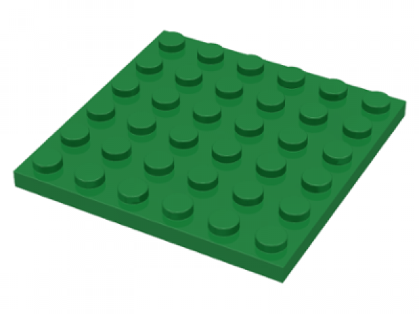 LEGO plate 6x6 green (3958) PL