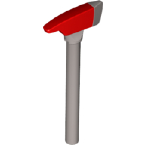 LEGO Minifig axe red / flat silver (39802pb01) T13