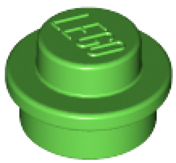 LEGO Platte rund 1x1 gras grün (4073)