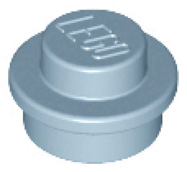 LEGO Platte rund 1x1 sand blau (6141/4073)