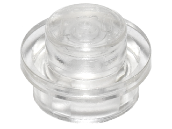 LEGO Platte rund 1x1 transparent klar (4073)