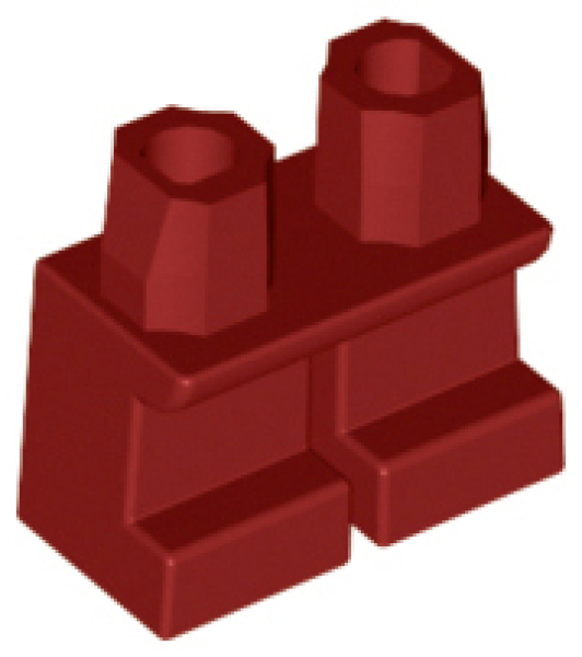 LEGO Minifig Beine dunkel-rot kurz (41879) S16