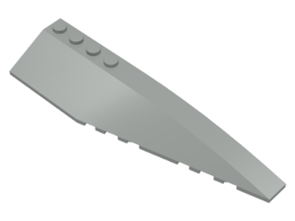 LEGO Schrägstein Flügel rechts 12x3 alt hellgrau (42060) ÜR