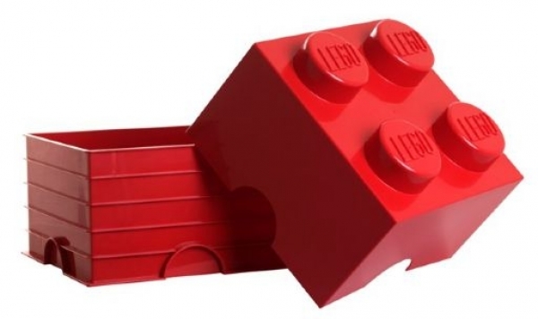 LEGO Stein XXL Box 2x2 rot (4003)