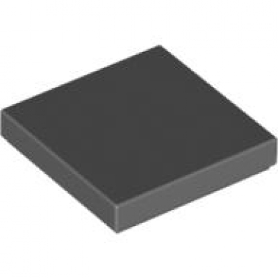 LEGO tile 2x2 dark gray (3068)