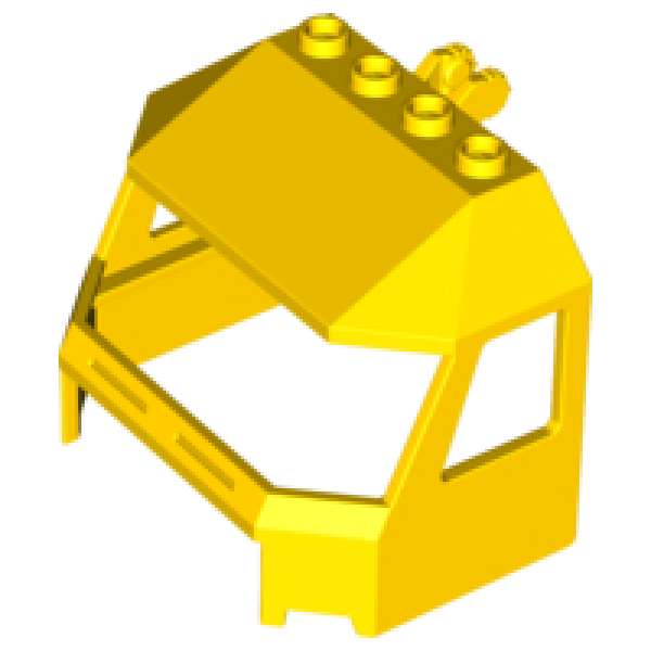 Zug Front Kabine 1x4 gelb (45406) A07