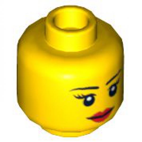 LEGO Minifig Head female yellow (892) S08