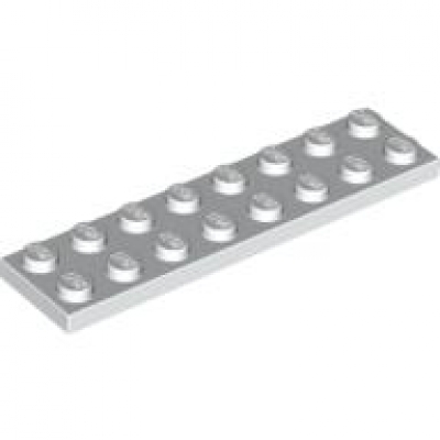 LEGO Plate 2x8 white (3034)