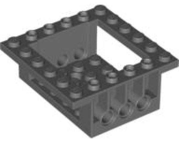 LEGO Technic Cockpit 6 x 6 x 2 Kabinenbasis  dunkelgrau (47507) L11