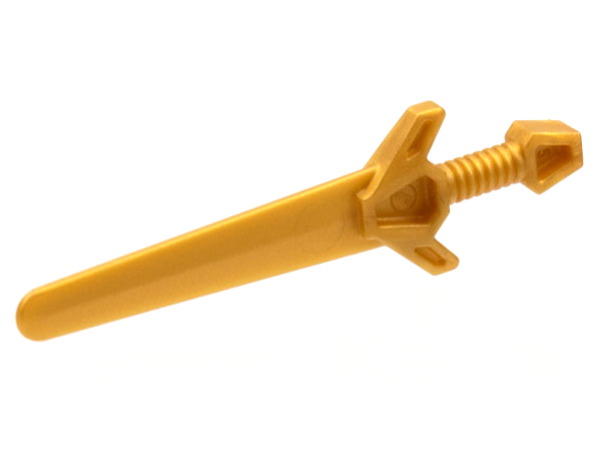 Minifig Schwert perl-gold (48495) T09