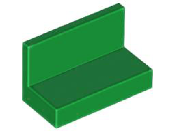 LEGO Fliese Paneele 1x2 grün (4865) H2