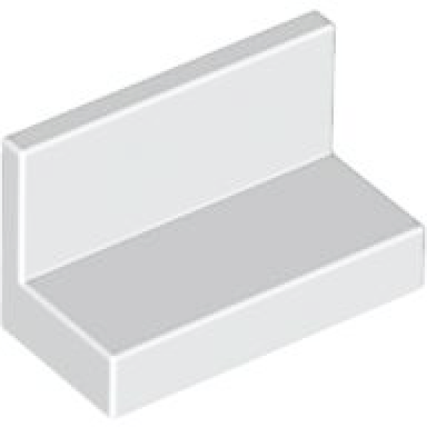 LEGO Fliese Paneele 1x2 weiss (4865) H1