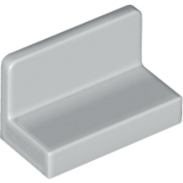 LEGO Fliese Paneele abgerundet 1x2 hell-grau (4865) 26169 F3