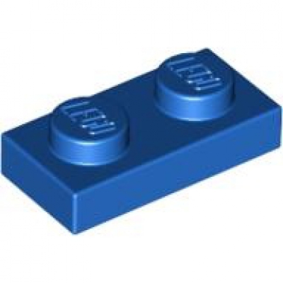 LEGO Platte 1x2 blau  3023 PL