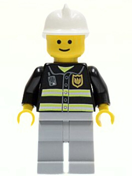 City Firefighter white helmet (cty035) U16