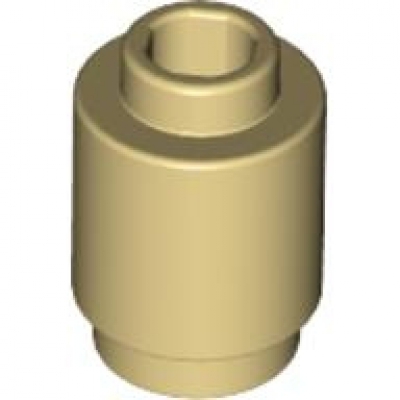 LEGO Brick round 1x1 tan (3062)