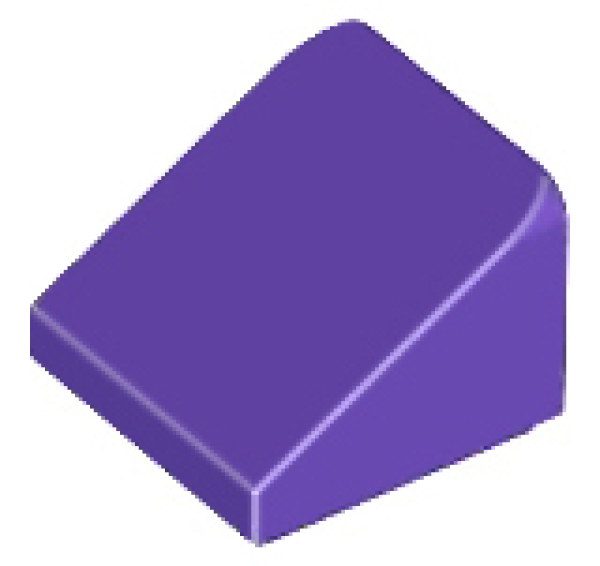 LEGO slope 1x1x2/3 dark purple (50746/54200)