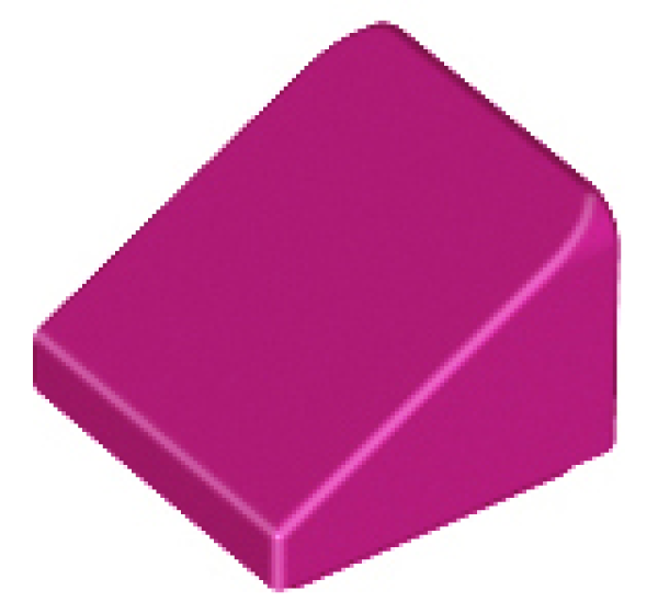 LEGO slope 1x1x2/3 magenta (50746/54200) AB