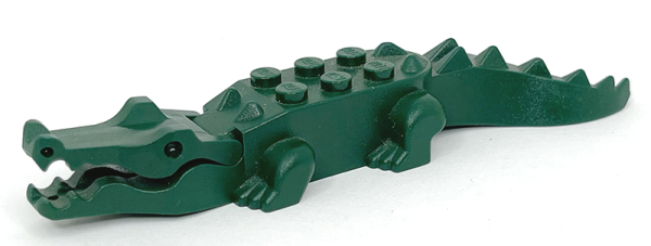 LEGO Krokodil dunkelgrün (6026) V09