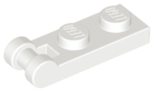 LEGO Platte 1x2 mit Querhantel weiss (60478) F06
