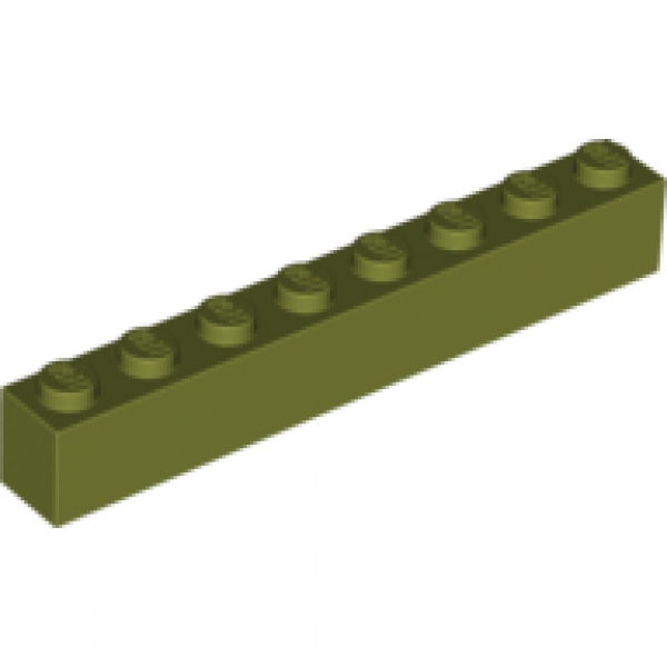 LEGO Stein 1x8 oliv-grün (3008) BR