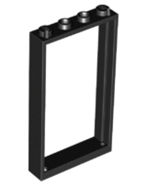 LEGO Tür Rahmen 1x4x6 schwarz (60596) H14