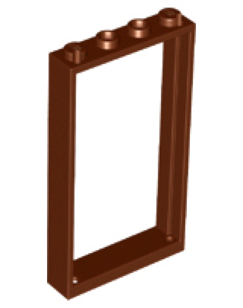 LEGO Tür Rahmen 1x4x6 braun (60596) H14