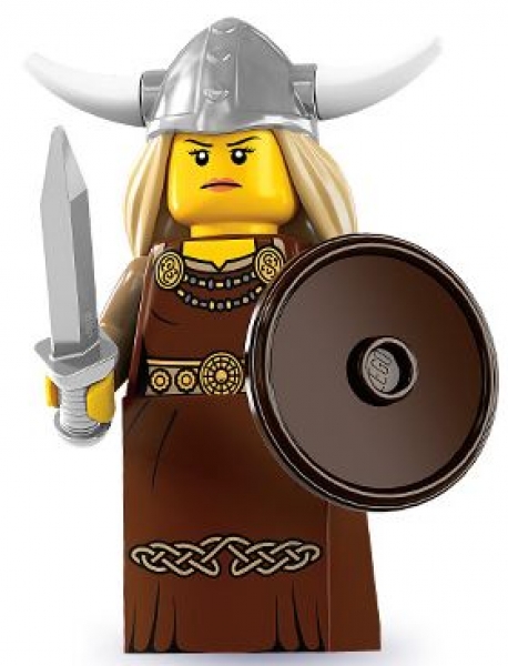 LEGO Collector Serie #7 Wikinger Frau (col109) Z08