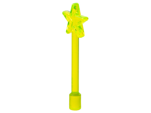 LEGO Minifig magic wand trans neon green (6124) T13