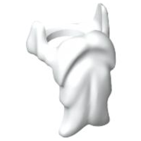 LEGO Hair Beard white (6132) U07