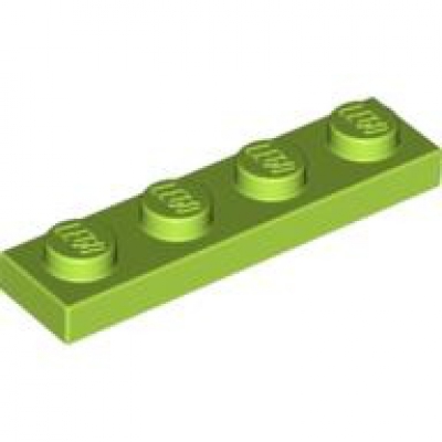 LEGO Plate 1x4 lime (3710) PL