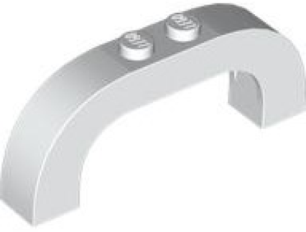LEGO Bogen 1x6x2 weiss (6183) BG