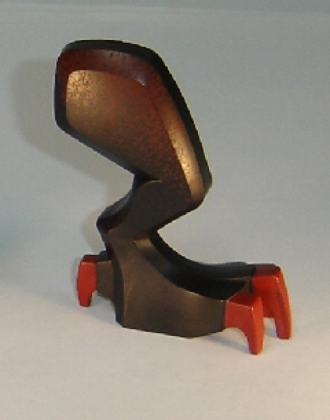 LEGO Minifig Drachen Bein (Fantasy Era) Rechts dunkel rot/schwarz V12