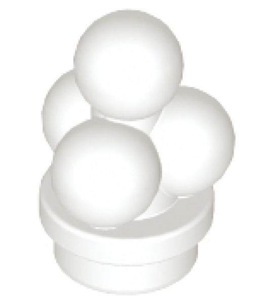 LEGO Zubehör Eiscreme Kugeln weiss (6254) T11