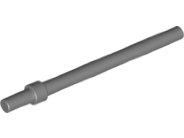 LEGO Bar 6L mit Stoppring dunkel-grau (63965) T12