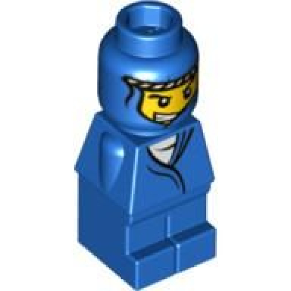 LEGO Microfigur Spieler (Ramses Spiel) blau 87594 Y09