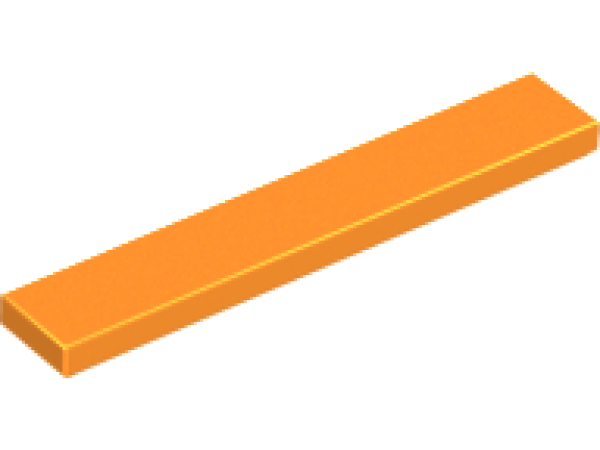 LEGO tile 1x6 orange (6636) L1