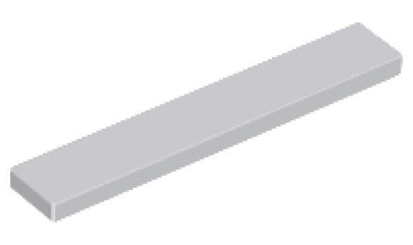 LEGO Fliese 1x6 hell-grau (6636) L2