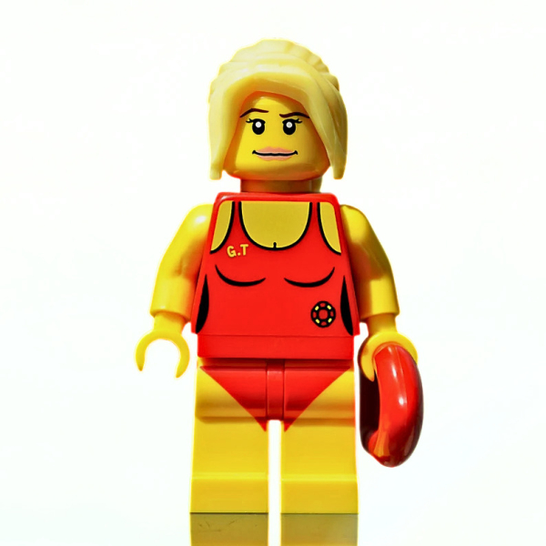 LEGO Rettungsschwimmerin Collector Serie 2 Z05
