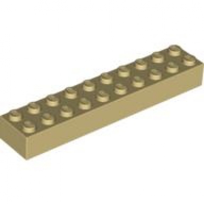 LEGO Stein 2x10 beige 92538 (3006) BR