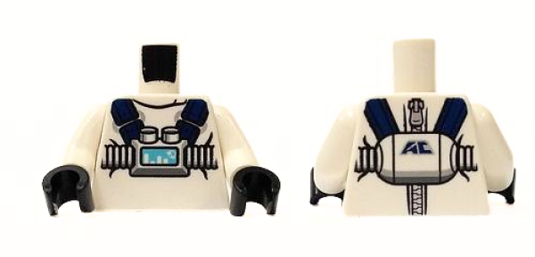 LEGO Minifig Torso Schutzanzug Astor City (296) R11