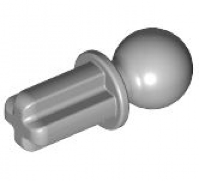LEGO Technic Achse Pin kurz mit Kugel hellgrau (2736) D06