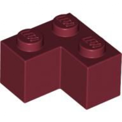 10x LEGO NEW 2x2 Dark Red Brick Corner 4541379 Brick 2357 