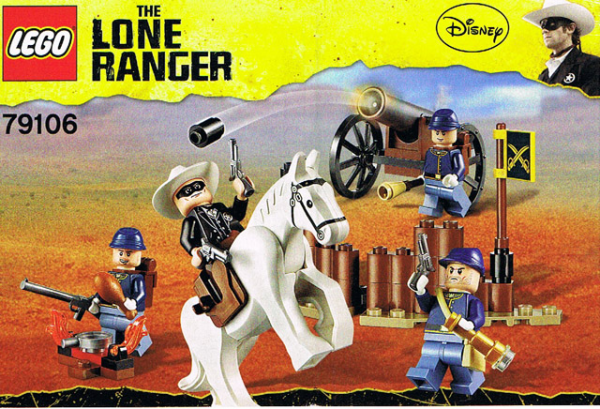 LEGO Bauanleitung TheLone Ranger "Kavallerie"  (79106)