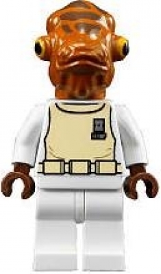LEGO Star Wars Admiral Ackbar white (247) W08