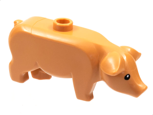 LEGO Schwein nougat V10