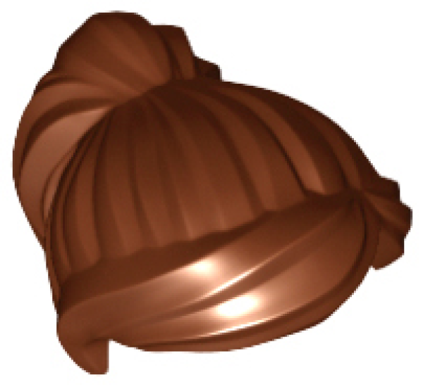 LEGO Hair female Ponytail brown (87990) T08