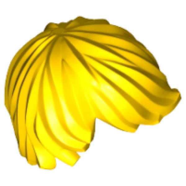 LEGO Hair mid-length yellow (18226) T08